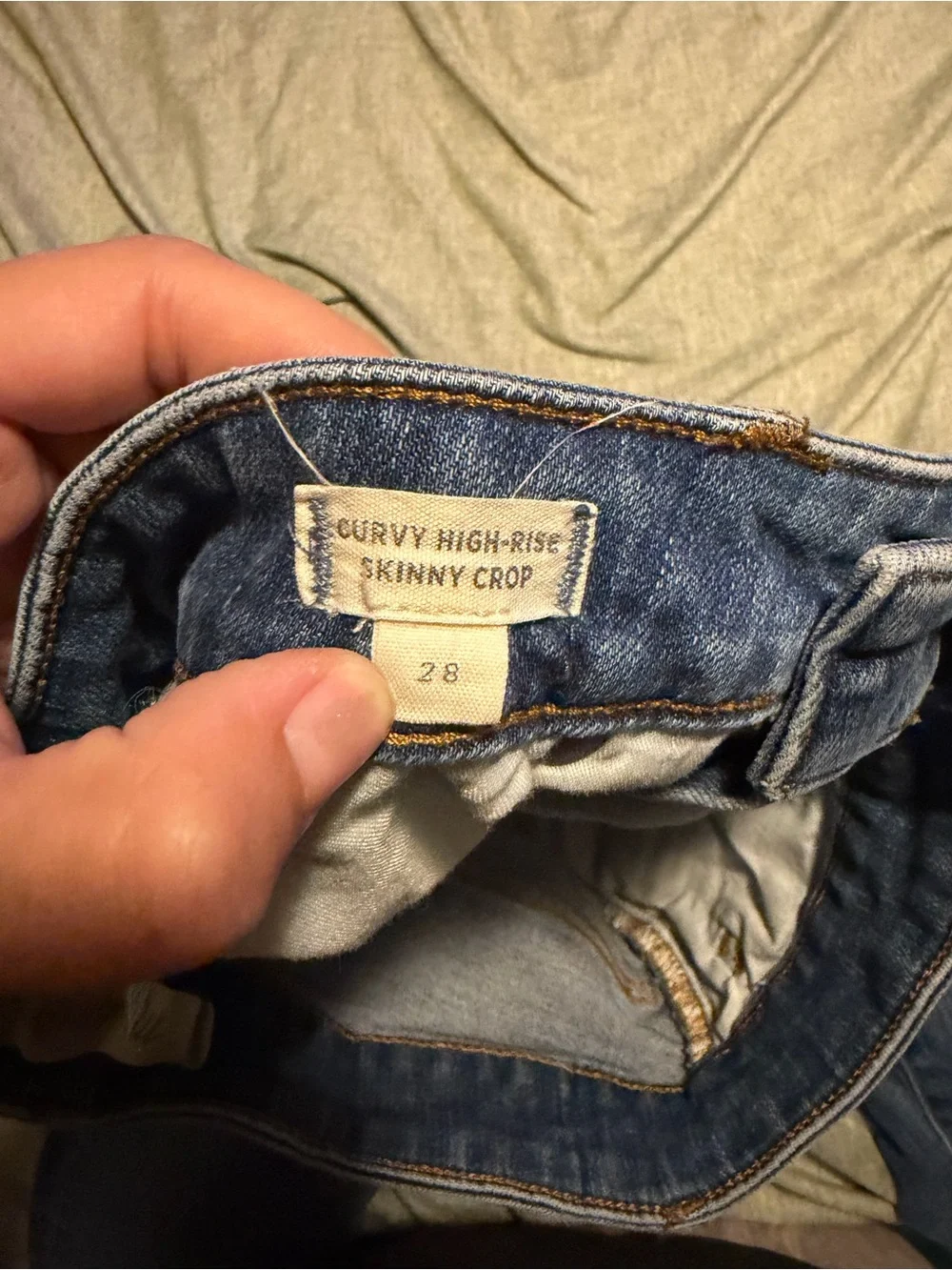 Madewell Women's Mid-Blue High-rise Skinny Crop Jeans
